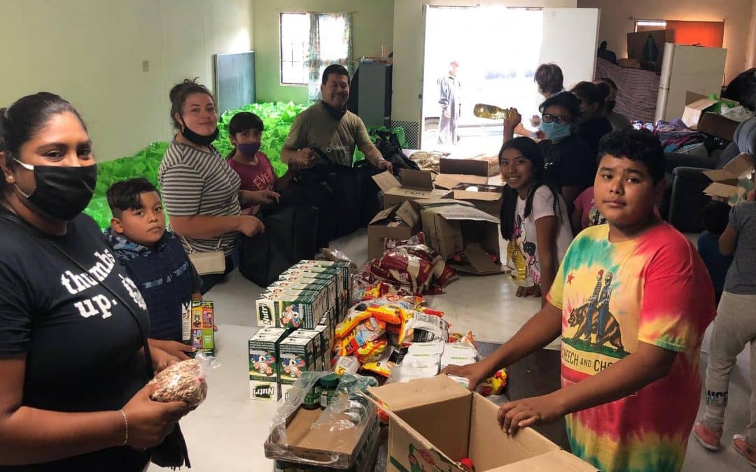 Canon Buenavista Ensenada Mexico Food Giveaway – Sierra Madre Rotary Club